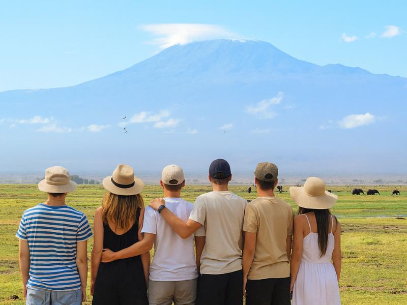 photo of our team at Maasai Mara Safari